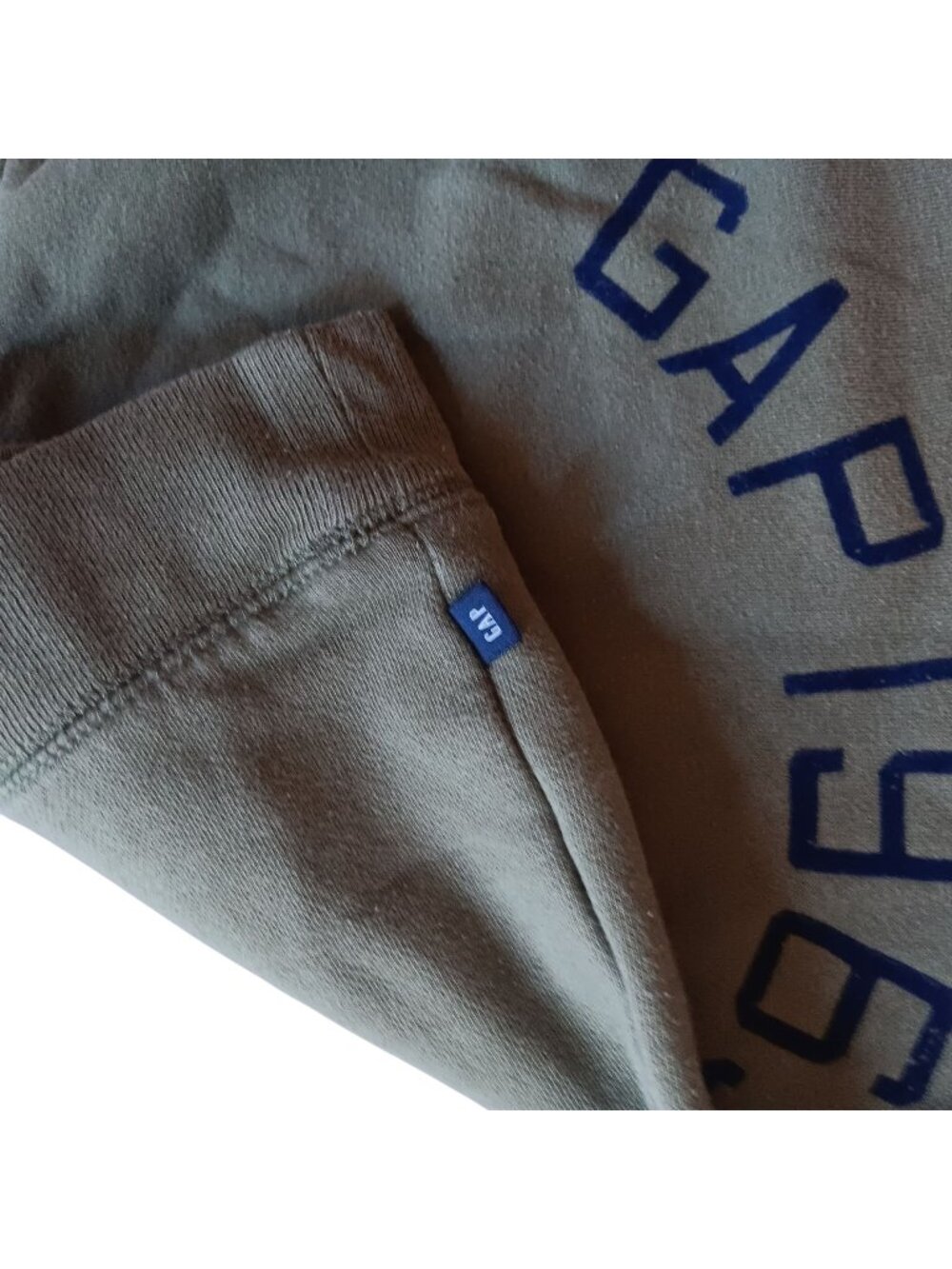 2T Baby Gap Sweatshirt Crewneck 1969 Olive Green 2 Years Cotton Crewneck